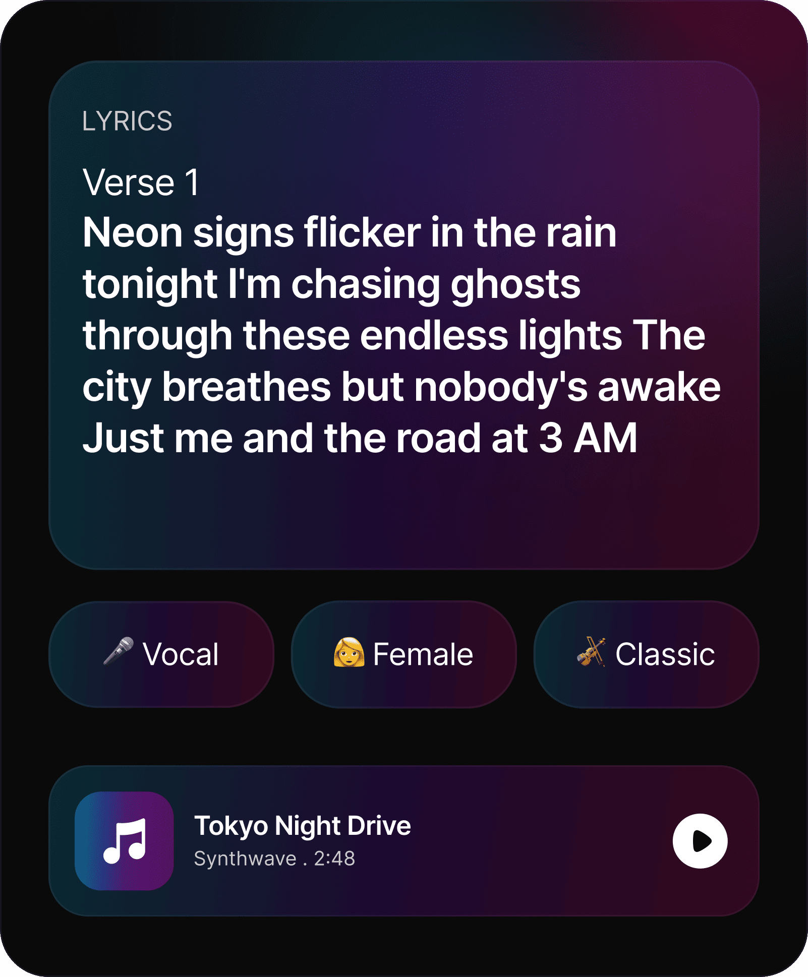 Turn Your Words Into Songs